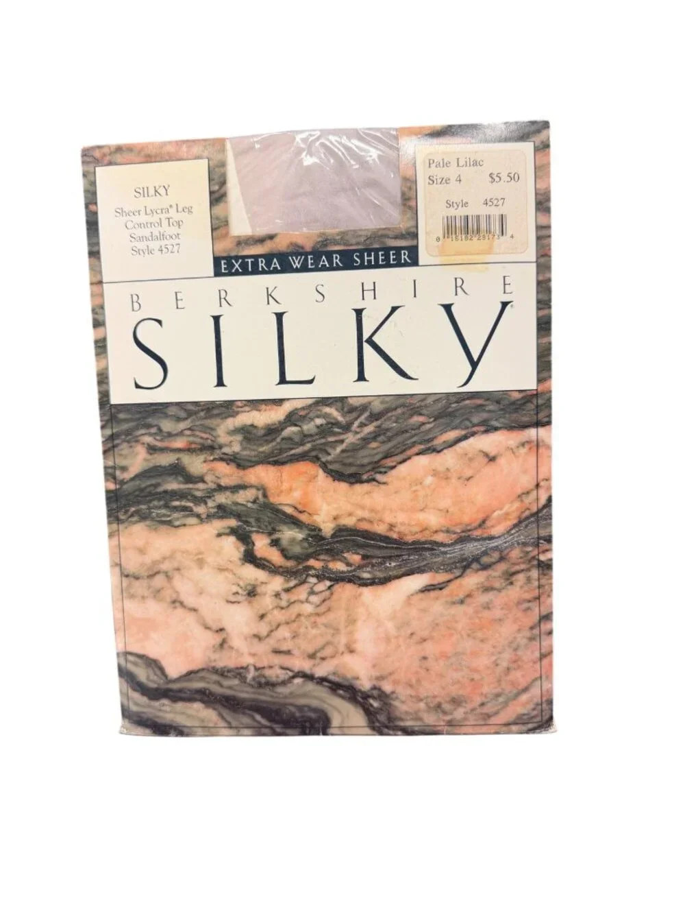 Vintage 1995 Berkshire Silky Sheer Control Top Pantyhose Pale Lilac Size 4 NOS